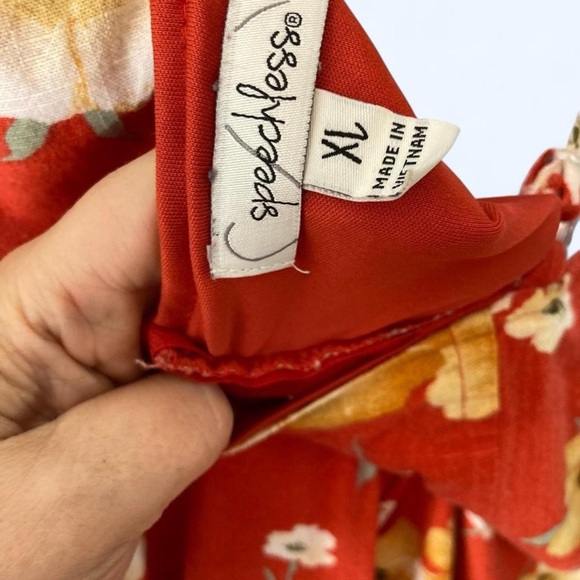 Speechless Orange Spaghetti Strap Mini Sundress XL - Picture 3 of 3